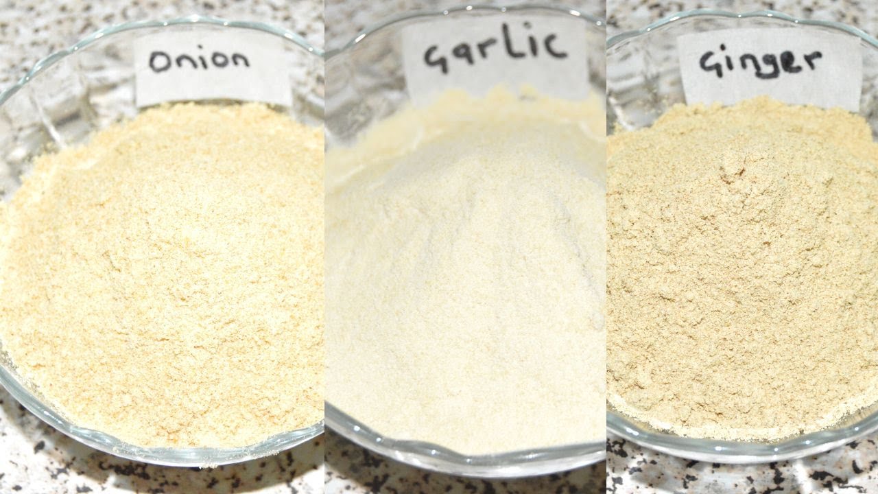 Homemade Onion Garlic & Ginger Powder + Easy Tips On How To Make Onion ...