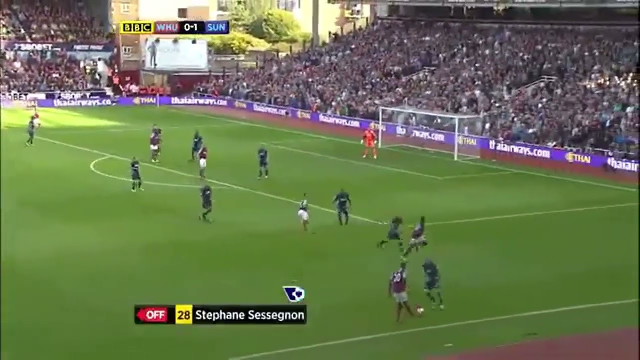 West Ham United 1-1 Sunderland | 22.9.2012 | MotD Highlights