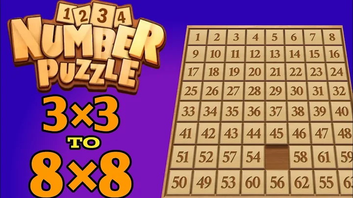 number puzzle | 3x3 4x4 5x5 6x6 7x7 8x8 | puzzle number