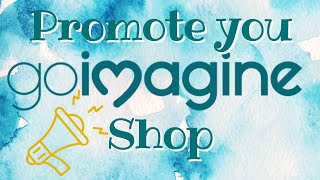 Promote Your Goimagine Shop in your Etsy Packages &amp; In-Person Events!