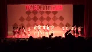 Pasadena high school cheer team homecoming routine 2014
