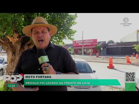 FUNDOS DA LOJA | JOVEM TEM MOTO LEVADA ATRÁS DE REVENDA DE CARRO