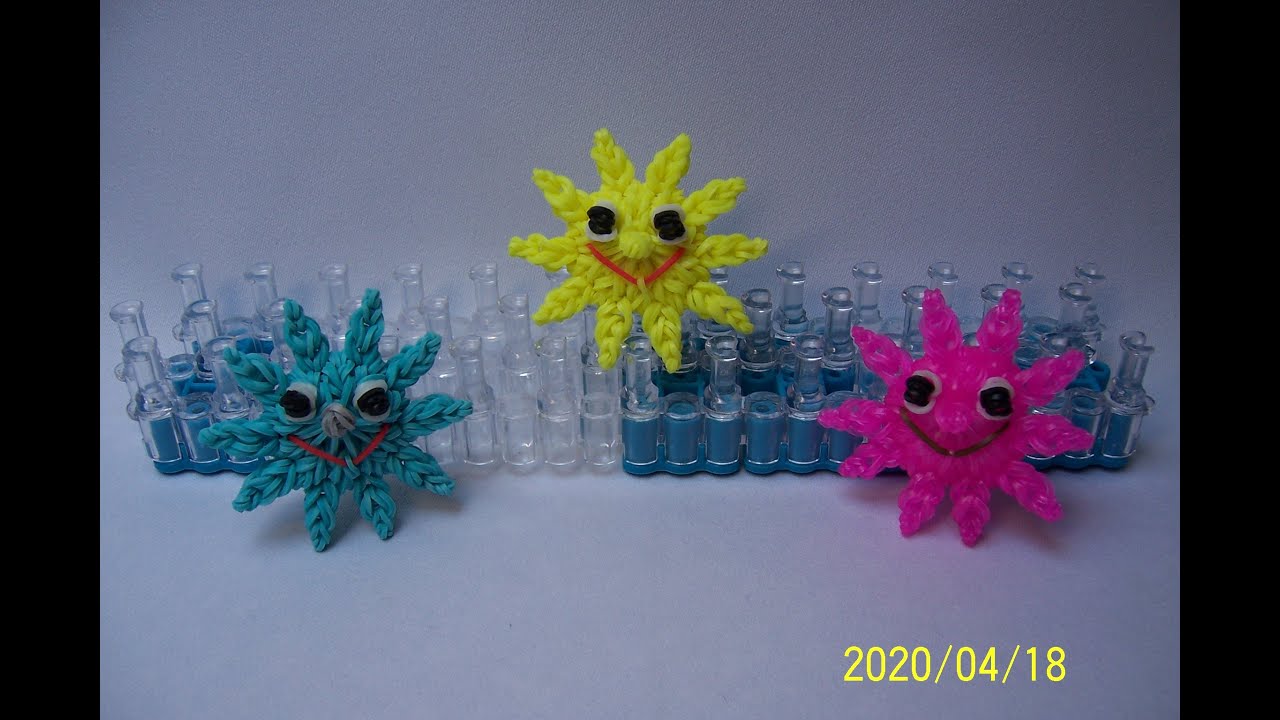 Sluníčko z gumiček