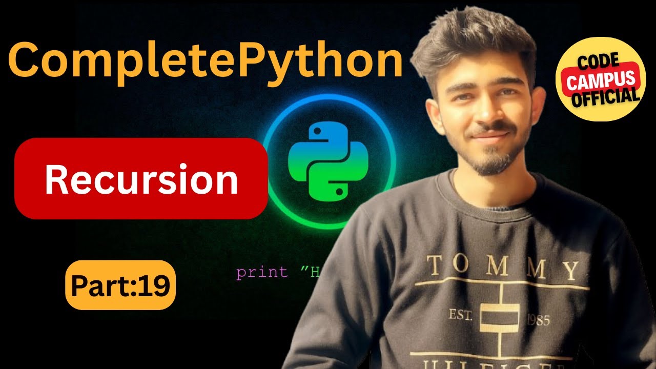 Recursion in Python | Beginner to Advanced Explanation - YouTube
