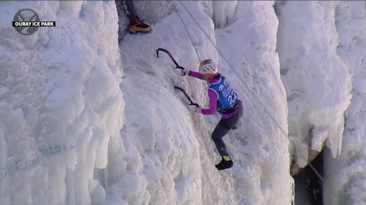 Ice climbing festival on sustainability