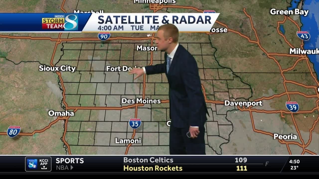 Warming up after cold start with 50s likely on Wednesday - YouTube