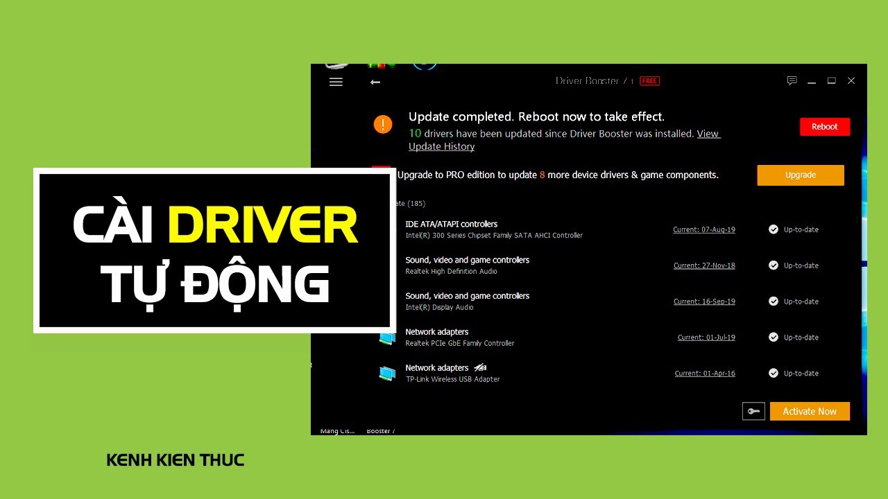 driver booter  New  Hướng dẫn cài đặt và nâng cấp driver tự động bằng Driver Booster