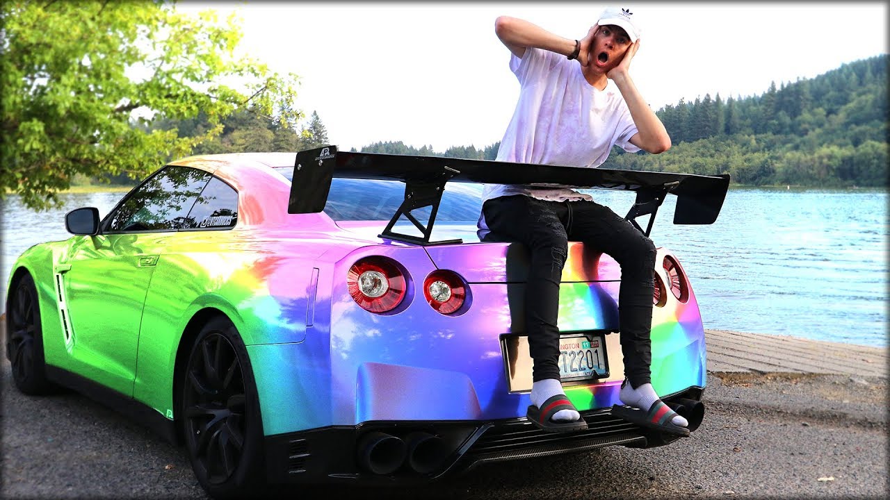 MY DREAM CAR REVEAL (CLICKBAIT COLOR WRAP) | David Vlas