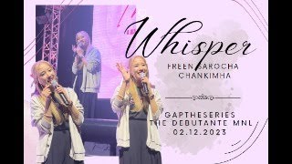 Whisper - Freen Sarocha Chakimha ( During sound check ) #thedebutantemnl