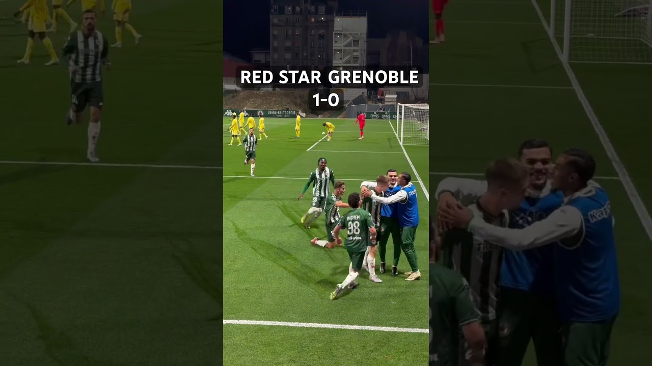 BUT B.Danger pour le Red Star vs Grenoble 🇫🇷🔥 