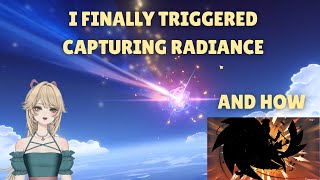 I finally triggered guarenteed capturing radiance while pulling for Escoffier and how it works