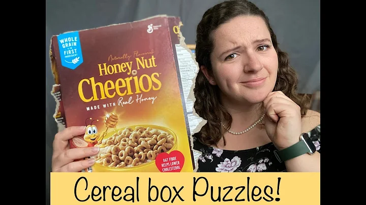 Cereal Box Puzzle - DIY with Ms Kelly