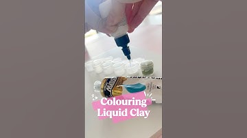 Liquid Clay! How to use it, colour it and make it! Tutorial now on our channel! #polymerclay #craft