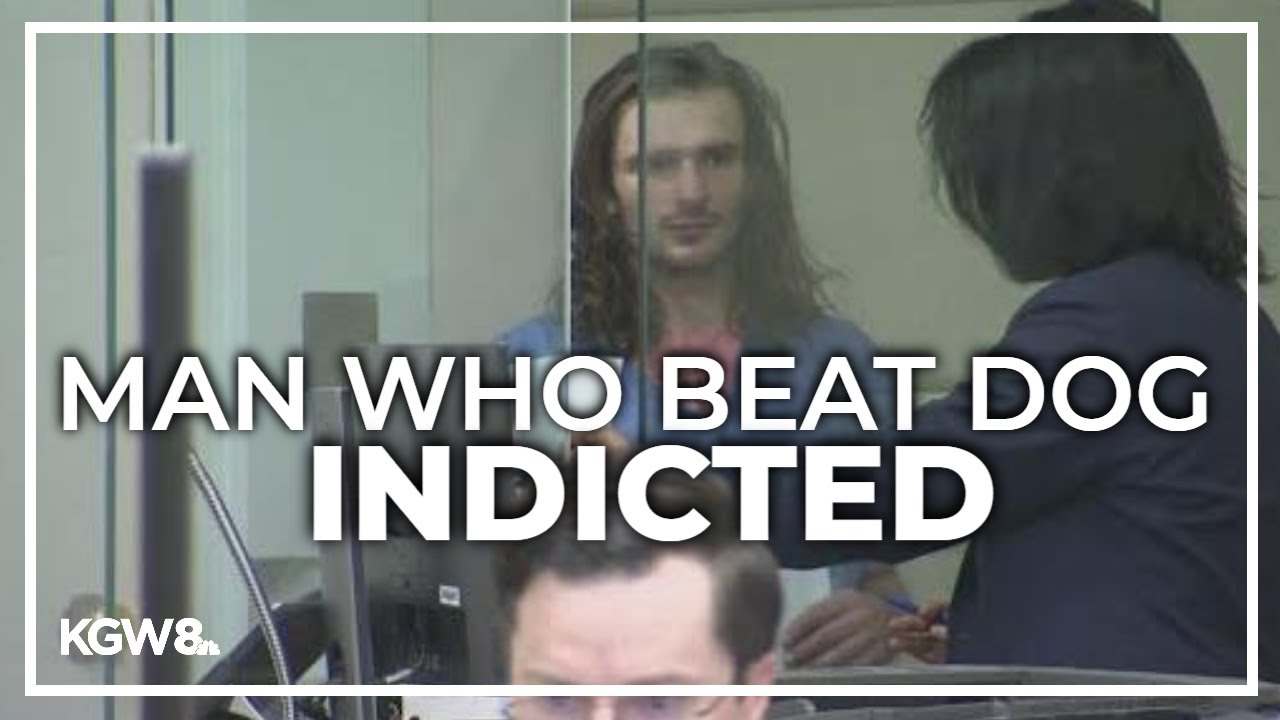 Portland man seen on camera abusing dog indicted by grand jury - YouTube