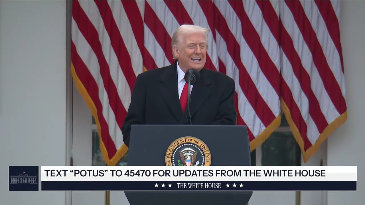 President Trump and The First Lady Participate in the Thanksgiving Turkey Pardoning