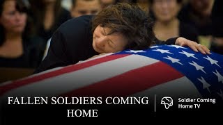 EMOTIONAL 😥R.I.P😥 FALLEN SOLDIERS returns home