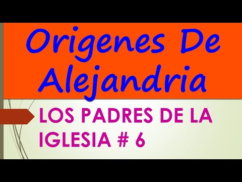 Origenes De Alejandria