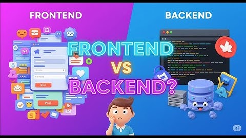 Frontend vs Backend Explained with Real-Life Examples (For Beginners!)
