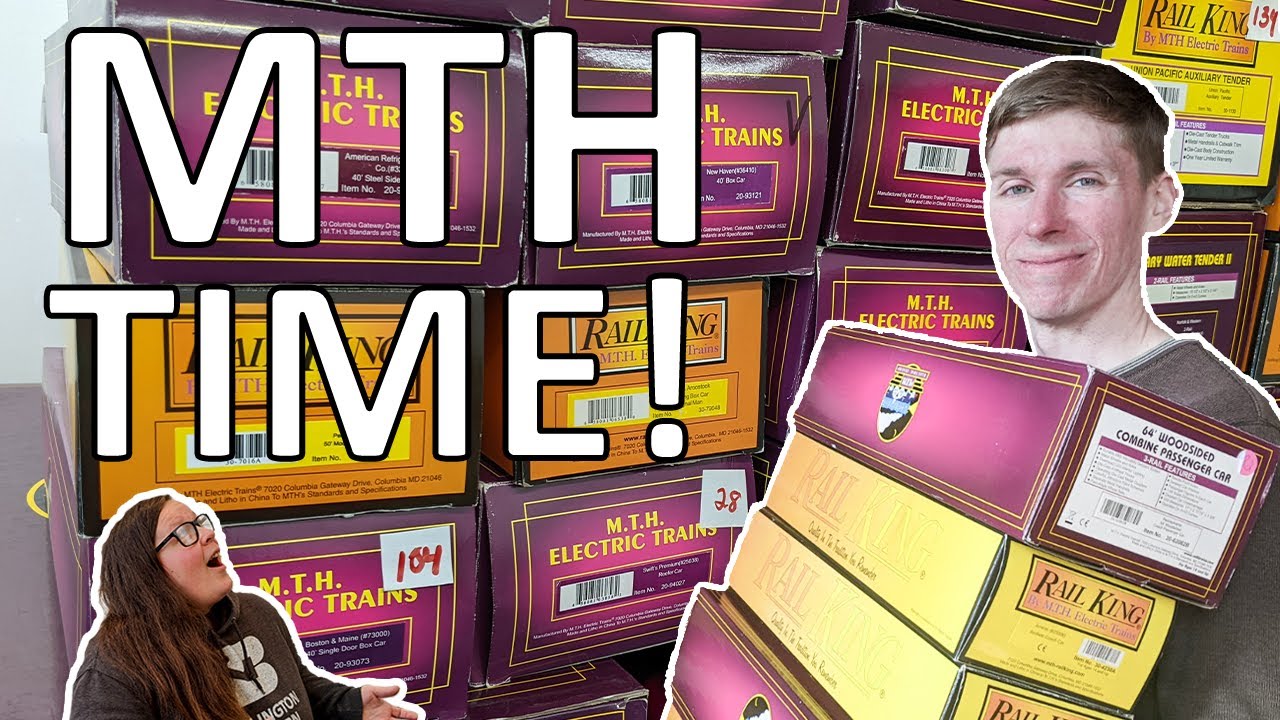 Mth Box Used MTH Collection: Diesel Locomotives, Box Cars, & More! - YouTube