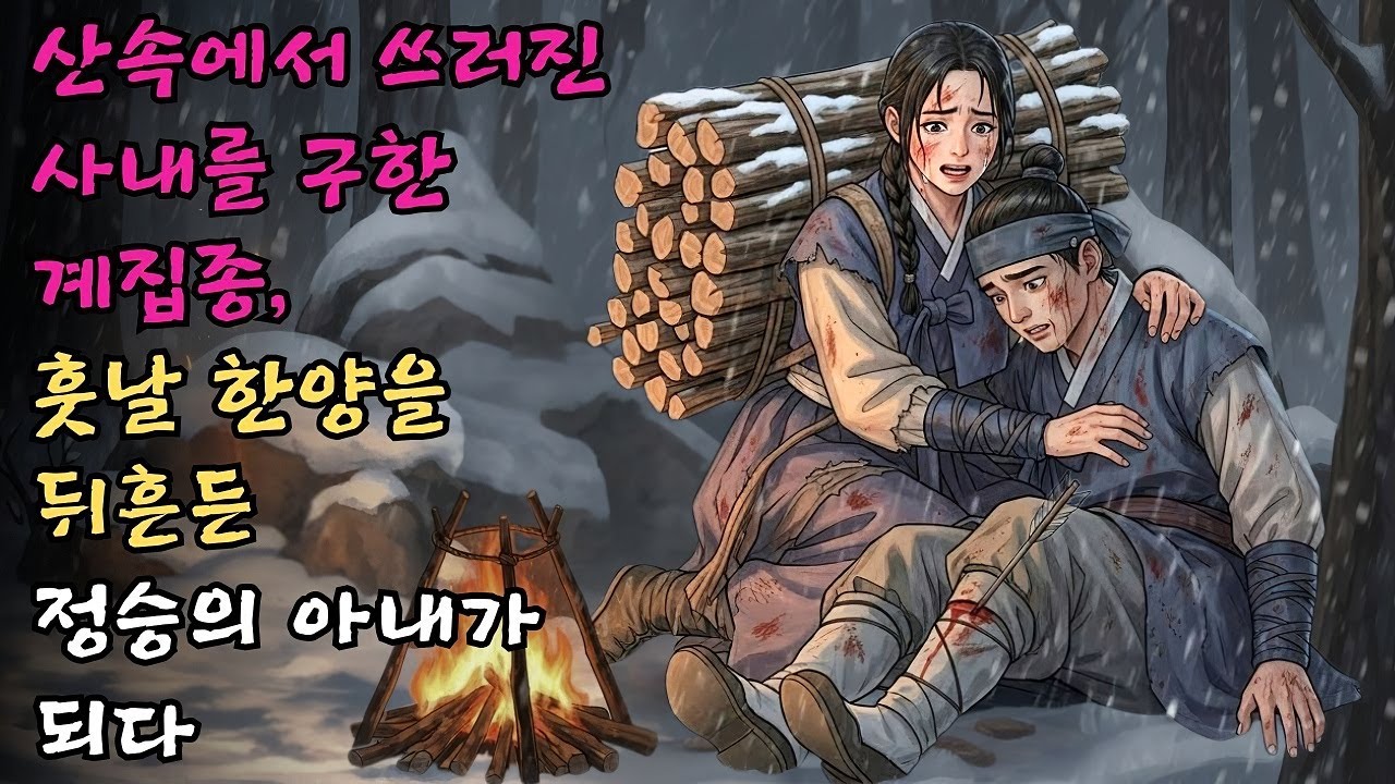 산속에서 피 흘리며 쓰러진 사내를 지극정성으로 구한 계집종이 훗날 한양을 뒤흔든 정승의 아내가 된 기막힌 인연 | 조선 야담 민담 옛날이야기 