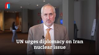UN urges diplomacy on Iran nuclear issue