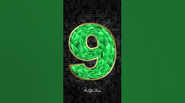Bold Green Countdown | Beautiful 9 to 0 with Voice #countdown #timer #shorts