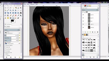 How do edit IMVU Avatar pictures in gimp (retake)