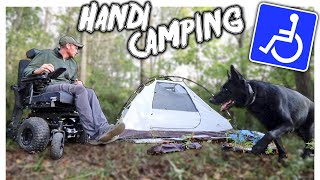 OffRoad Wheelchair Camping With My Dog!