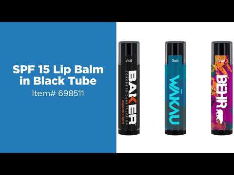 SPF 15 Lip Balm in Black Tube