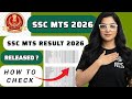 ssc mts result 2026 | ssc multitasking staff result 2026