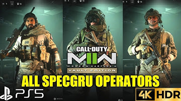 All Specgru Operators CALL OF DUTY MODERN WARFARE 2 All Specgru Operators |MW2 All Specgru Character