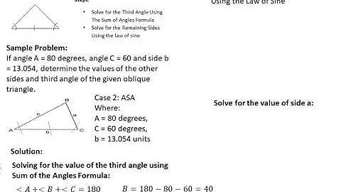 Trigonometry of Oblique Triangles And Its Applications Part 3