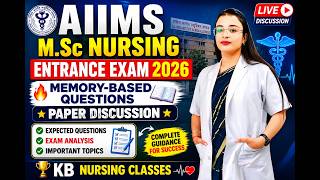 AIIMS MSC NURSING ENTRANCE MCQS SESSION PART 2