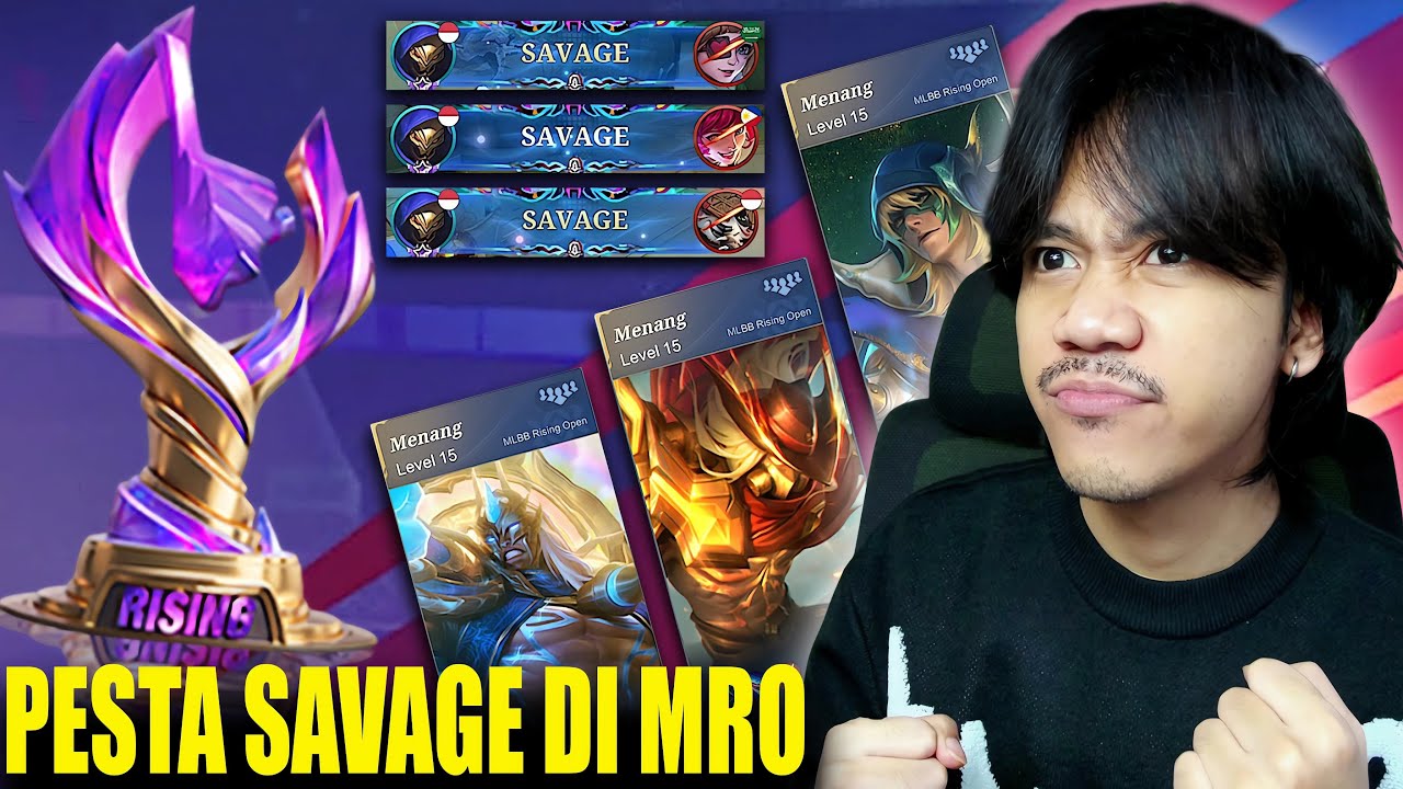 SPAM ALDOUS DI MRO S3 BERSAMA SQUAD MAR BERUJUNG PESTA SAVAGE - Mobile legends