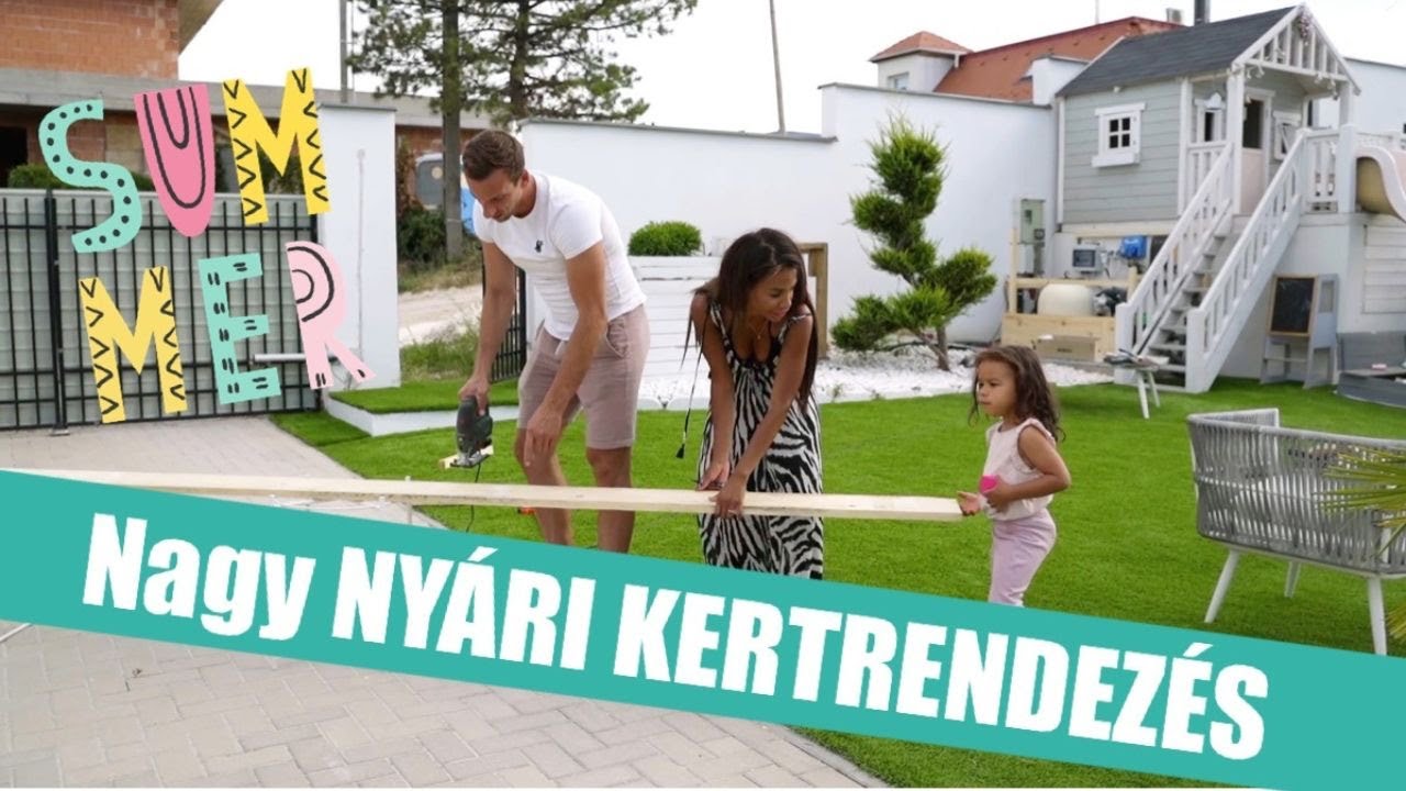 Nagy NYÁRI KERTRENDEZÉS- FÉSZEKRAKÁS