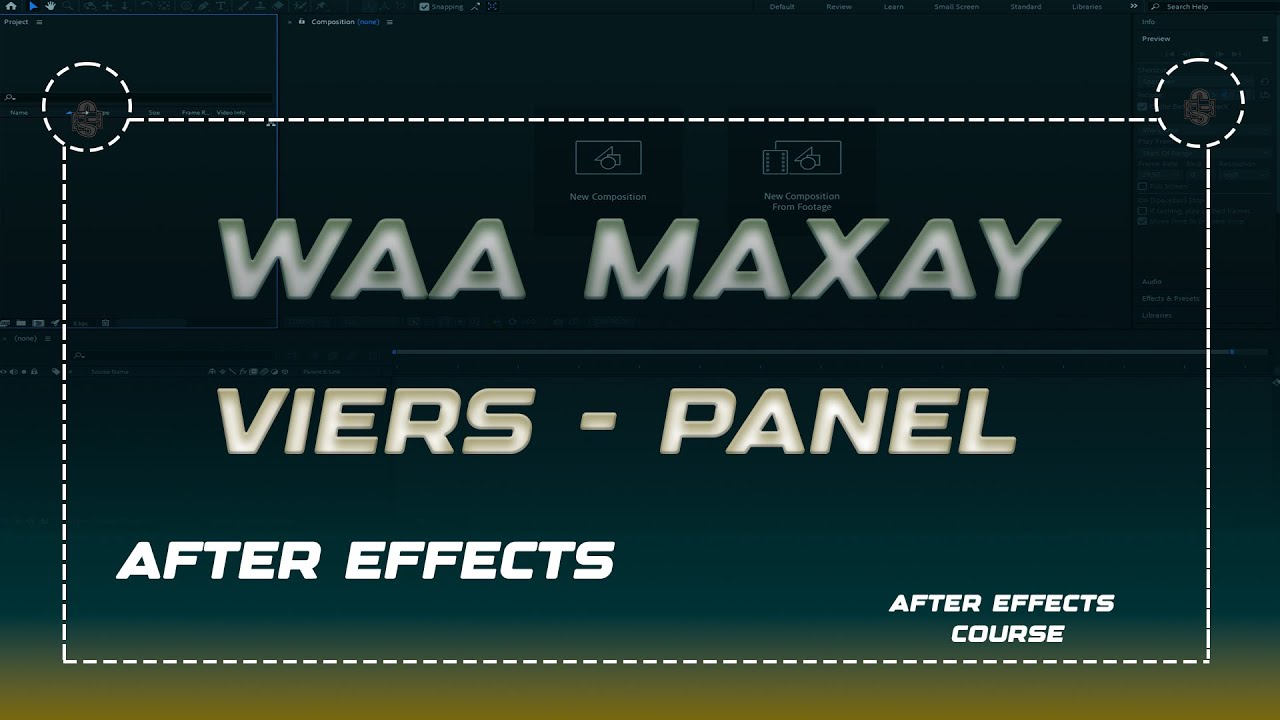 WAA MAXAY VIEWERS PANEL IN AFTER EFFECTS