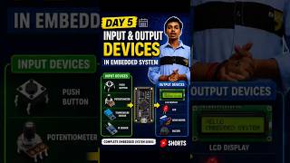 Day 5 🚀Input & Output Devices 🔌📟#EmbeddedSystems #Shorts #Arduino #Tech #Learning #Electronics