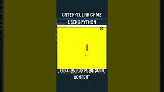 Caterpillar Game using Python #explorepage #python #caterpillar #nature #naturephotography