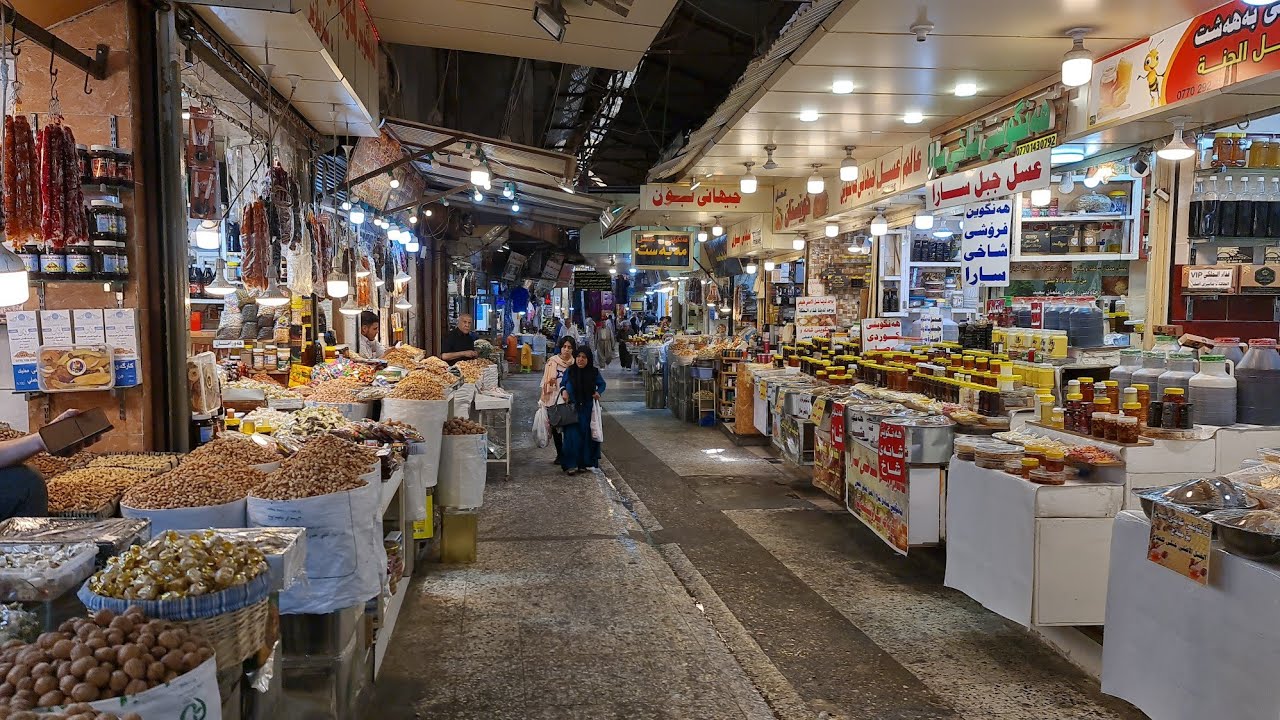 سوق السليمانيه لبيع كرزات و عسل