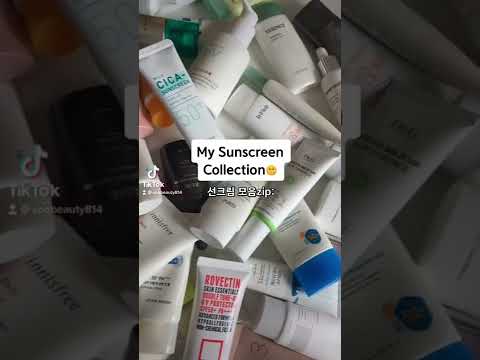 <strong>My</strong> sunscreen <strong>collection</strong>😎✌️선크림 모음zip