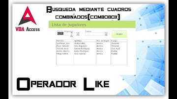 Formulario de consulta | Búsqueda con Cuadro Combinado(ComboBox) 🎤