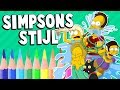 TEAM DYLANHAEGENS in SIMPSONS stijl | Tekenen met Rick