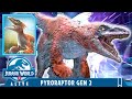 NEW PYRORAPTOR GEN 2 UNLOCKED!!! (JURASSIC WORLD ALIVE)