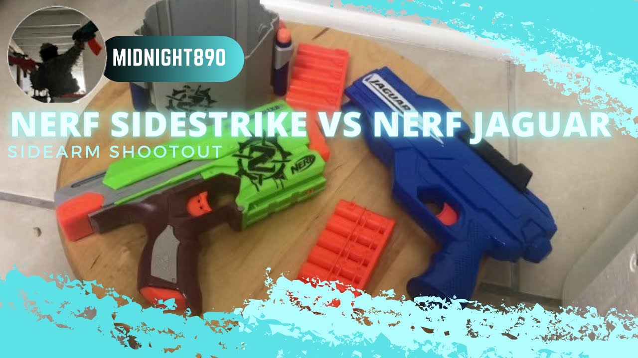Nerf sidestrike vs Nerf Jaguar (round 2)