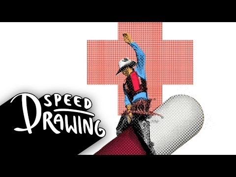 Dallas Buyers Club 2014 Oscar Best Picture Poster Speed Drawing HD