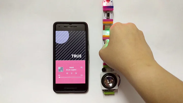 Smart speaker prototype - From Adobe XD to ProtoPie to LittleBits