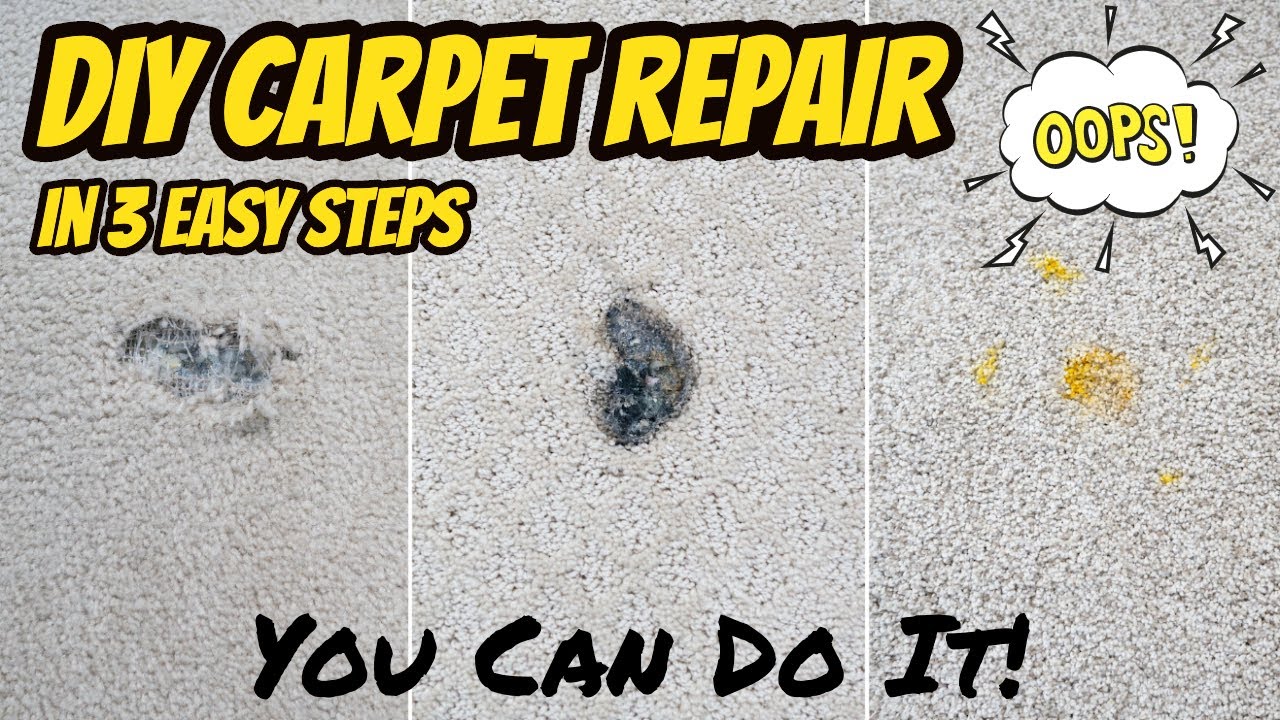 Fixing Holes in Carpets - dummies