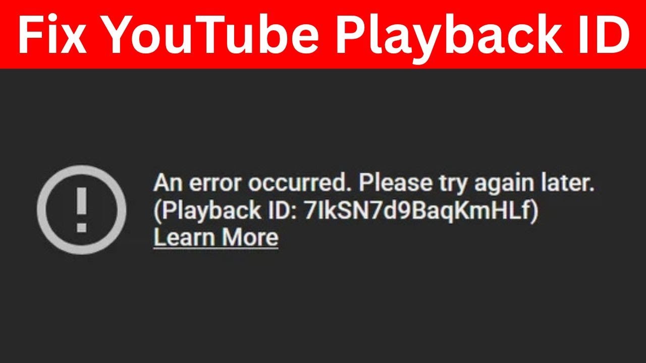 How to Fix YouTube An Error Occurred Please Try Again Later - YouTube