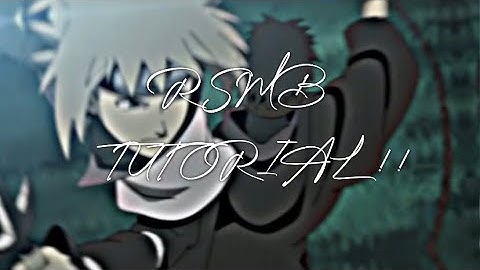 How to make RSMB on IOS/ANDROID under 2 minutes|| EDGY ROTATION STYLE