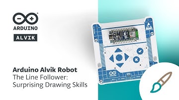 Arduino Alvik Line Follower Robot | DIY Line Tracking & Drawing Project